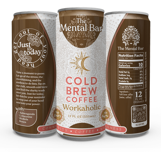 Front, back and side of cans